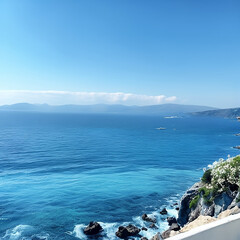 view of the sea from the sea