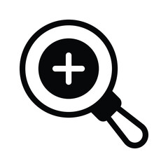 Fototapeta premium Magnifier vector design in trendy style