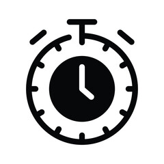 A circular timer symbolizing time management or countdowns