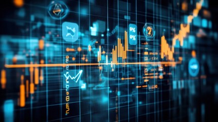 Futuristic Financial Market Data Analytics and Trading Dashboard