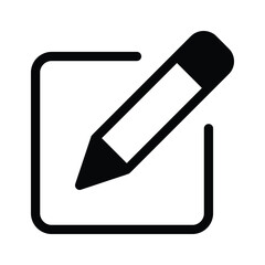 Icon of pencil, edit sign vector design