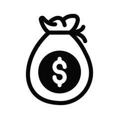 A money bag symbolizing wealth or financial goals