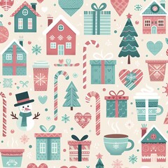 christmas seamless pattern