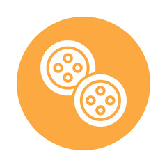 Buttons  Vector Glyph Cricle Icon.Eps file 10