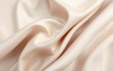 Obraz premium Elegant Soft Silk Fabric Drapery