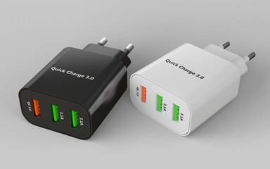Phone Charger Quick Charge 3D model