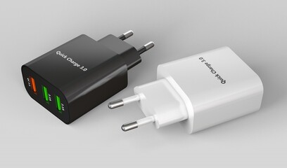 Phone Charger Quick Charge 3D model