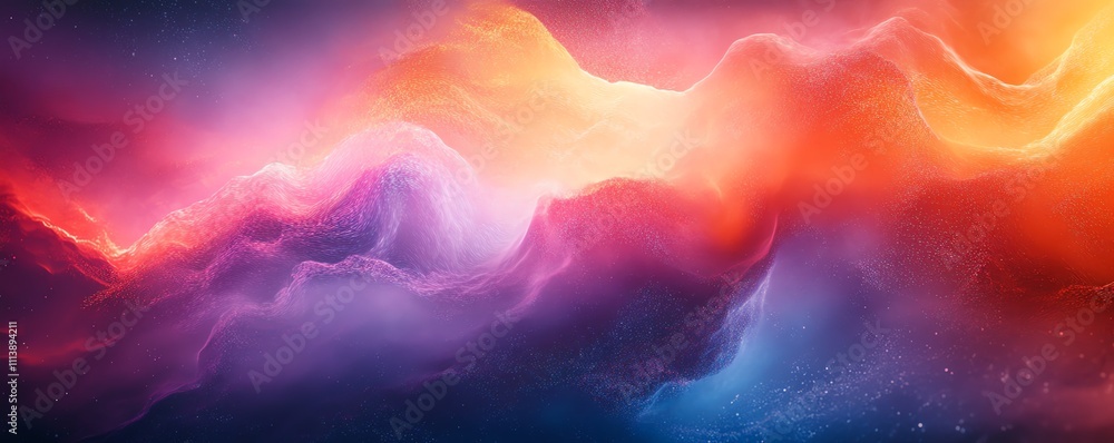 Poster Digital artwork depicting cloud computing and API management