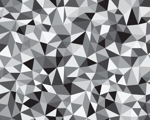 Gray triangles pattern, triangular seamless background	