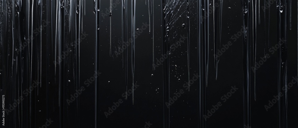 Poster dark abstract background with dripping paint texture for modern design projects and creative artwork