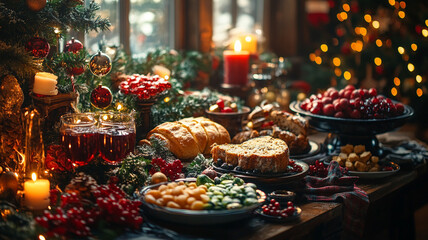 happy christmas dinner