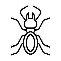 Termite line icon