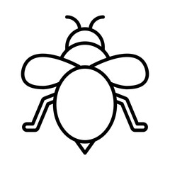 Bumblebee line icon