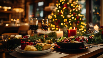 happy christmas dinner