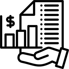 Financial Report Icon