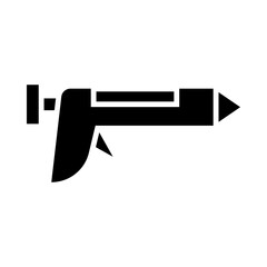 Caulk Gun glyph icon