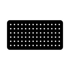 Sanding Block glyph icon