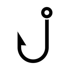 Fishing Hooks glyph icon