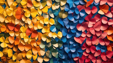 The Colorful Butterfly Wall
