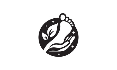 foot care logo, foot care therapy, foot spa logo, footcare clinic logo, podiatry Reflexology logo design
