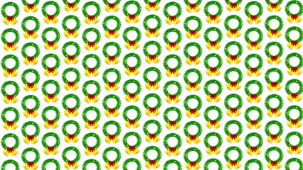 Christmas pattern background illustration of Christmas ornament	
