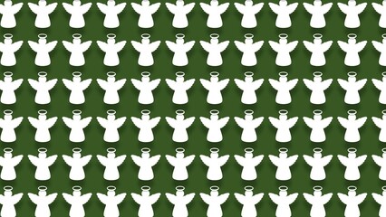 Christmas pattern background illustration of Christmas ornament	
