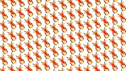 Christmas pattern background illustration of Christmas ornament	
