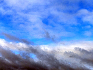 Stormy Sky With Thunder and Dark Clouds