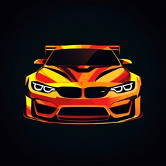 Creative car wrap logo template for automotive business logos image