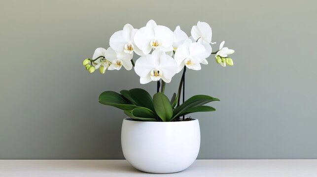 Orchids watered weekly with precise amounts to prevent waterlogging