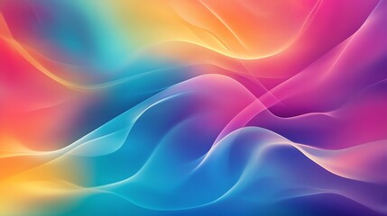 Obraz premium An abstract, colorful background with wavy, blurred lines.