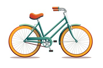 Fototapeta premium retro style bicycle vehicle icon 