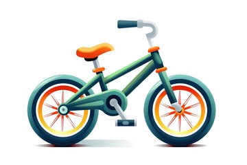 Fototapeta premium retro style bicycle vehicle icon 