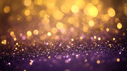 An abstract, sparkly, bokeh background.