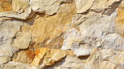 A close up of a rough textured rock face.