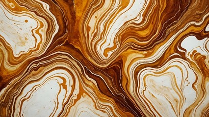 dark brown and gold watercolor marble background. abstract texture