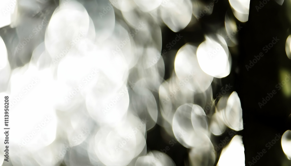 Poster Abstract bokeh background image, featuring blurred circles of light and dark, ideal for design projects needing a soft, dreamy aesthetic.