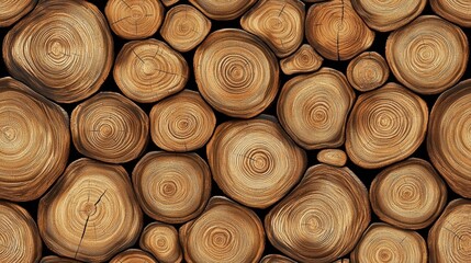 Woodgrain Tree Rings for Craft and Design Inspiration