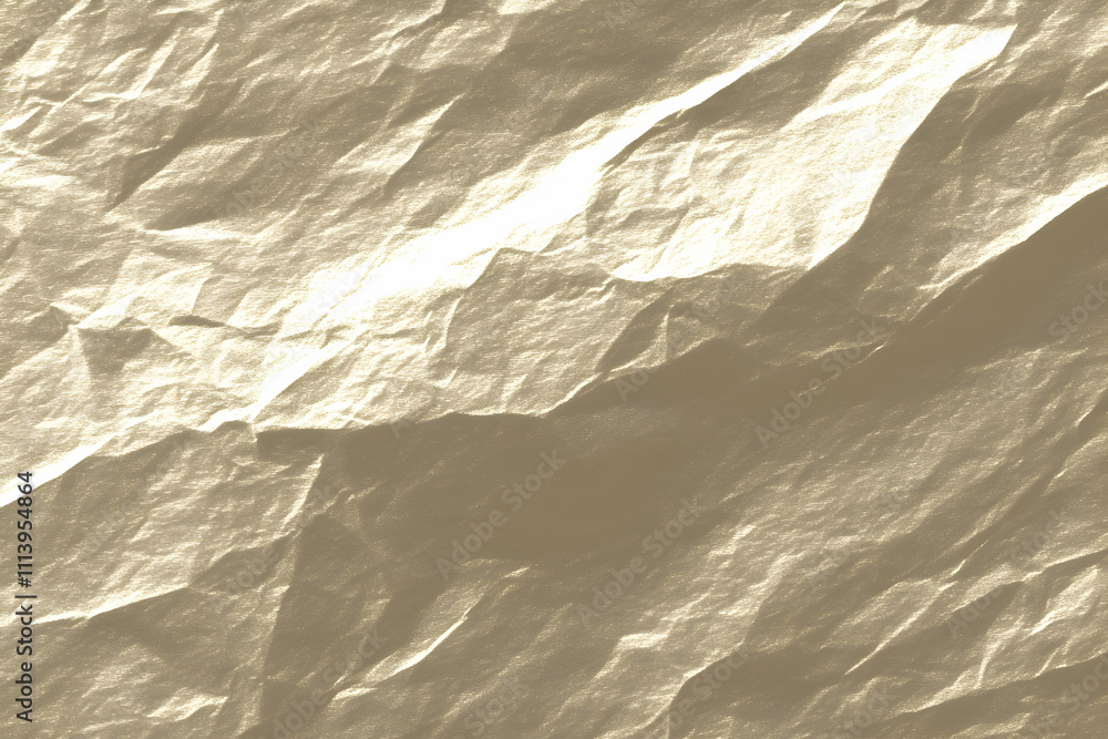 Aufkleber abstract beige crumpled paper texture background. ideal for design projects needing a textured backd