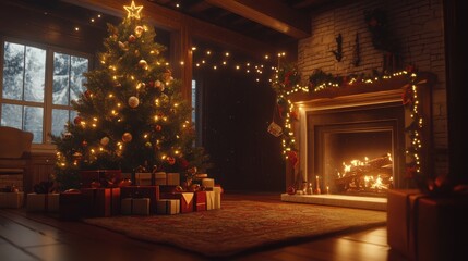 The Cozy Christmas Living Room