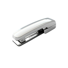 Sleek Modern Silver Stapler - Office Supplies Close-up