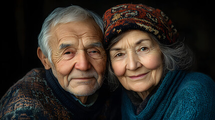 A Heartwarming Portrait of Lifelong Love: The Journey of an Elderly European Couple Hand in Hand