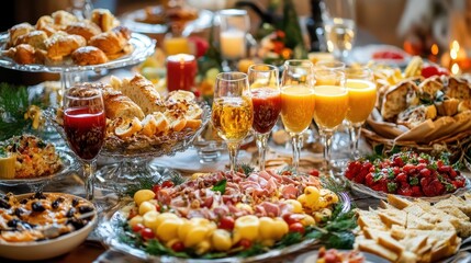 Fototapeta premium The Luxurious Feast Display