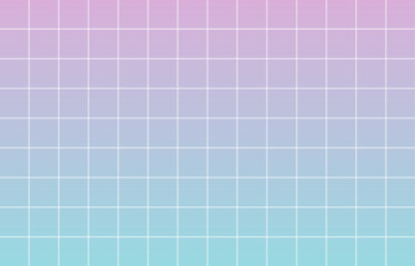 方眼のシンプルなグラデーション背景素材（紫）、グラフチェック、ラインチェック、マス目