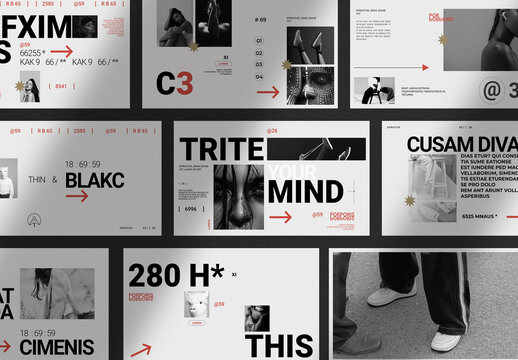 Black & Red Presentation Template