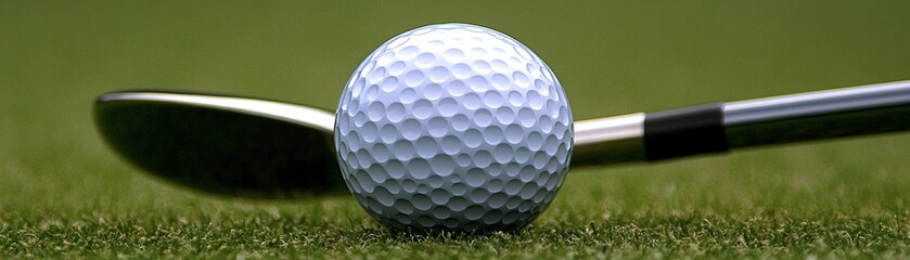 Golf swing action golf course sports image green environment close-up view precision and focus in game
