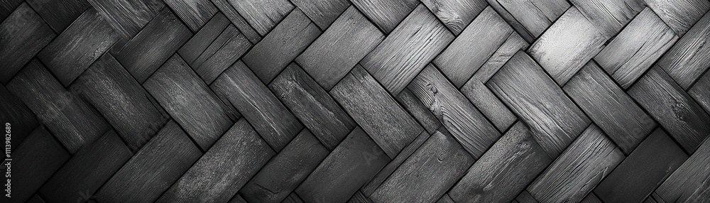 Poster textured black woven pattern abstract design digital art studio setting close-up view modern aesthet