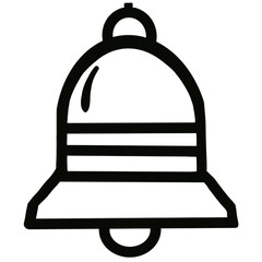 Hand-Drawn Bell Icon for Notifications