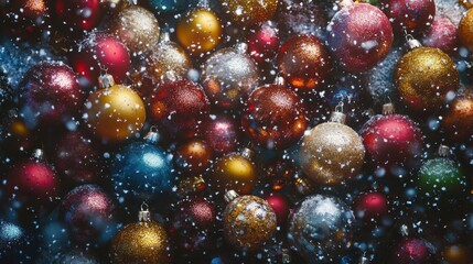 The Colorful Holiday Ornaments