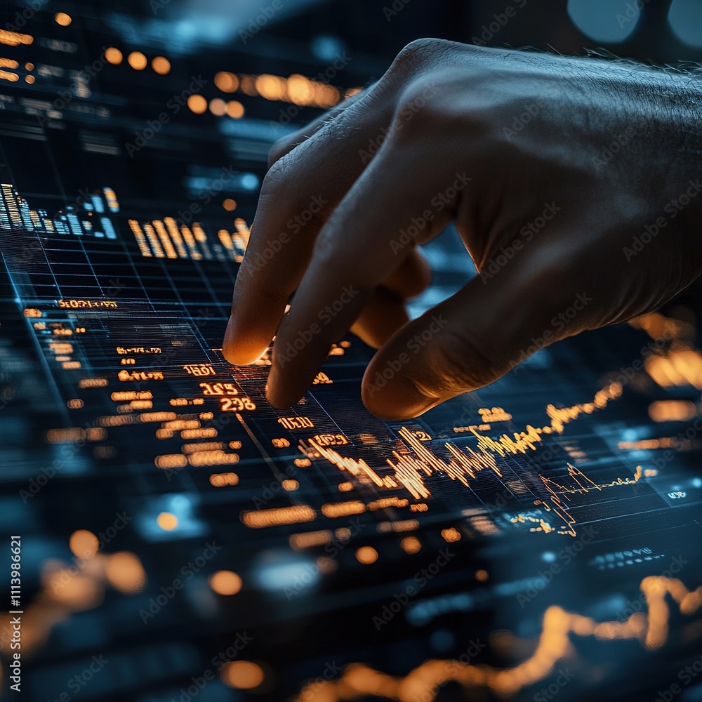 Aufkleber innovative data analysis techniques digital workspace visual insights technology environment close-u